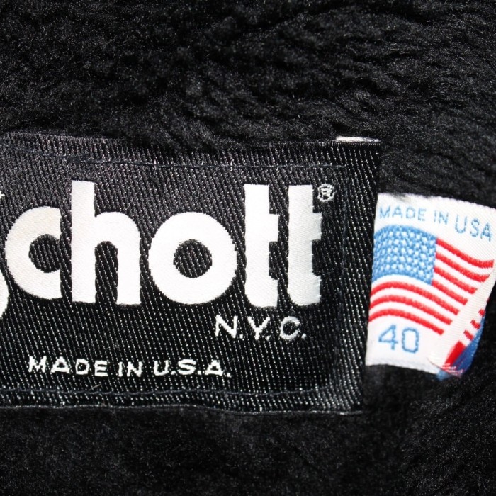 90s Schott Cow Leather Single Riders USA | Vintage.City 빈티지숍, 빈티지 코디 정보