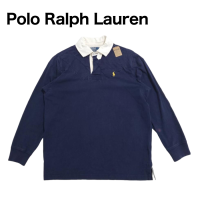 【653】Polo Ralph Lauren ネイビー ラガーシャツ Ｍサイズ | Vintage.City ヴィンテージ 古着