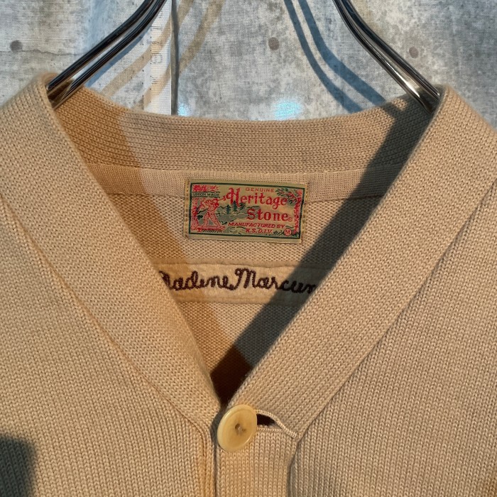 80s letterd cardigan | Vintage.City 古着屋、古着コーデ情報を発信