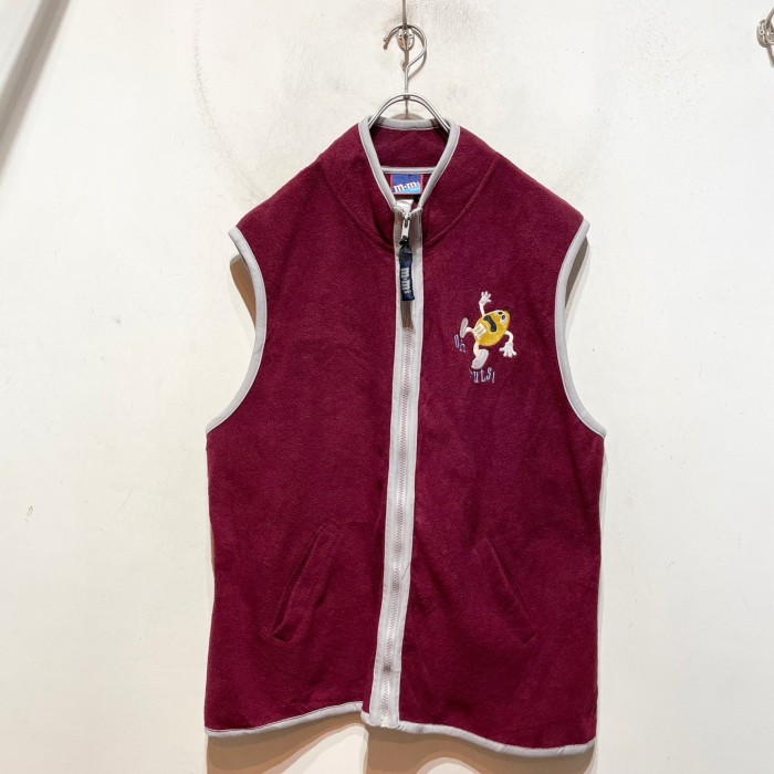 90's “m&m's” Fleece Vest | Vintage.City 빈티지숍, 빈티지 코디 정보
