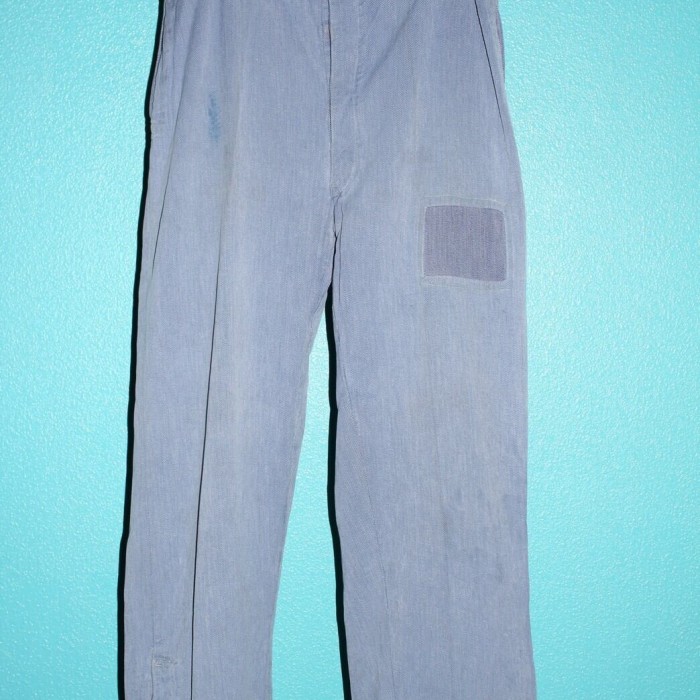 30s Swiss Army Blue Denim Pants | Vintage.City 古着屋、古着コーデ情報を発信