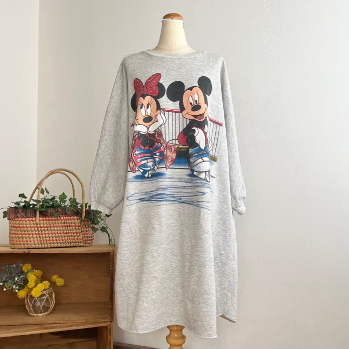 Mickey&Minnie sweat dress | Vintage.City 古着屋、古着コーデ情報を発信