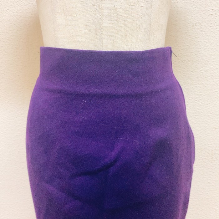 ヴェルサーチ　タイトスカート　紫色　ウール　GIANNI VERSACE | Vintage.City 빈티지숍, 빈티지 코디 정보
