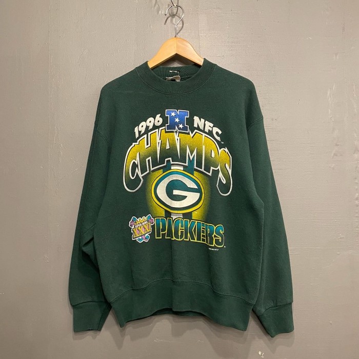 Pro Player green bay packers sweat | Vintage.City 古着屋、古着コーデ情報を発信