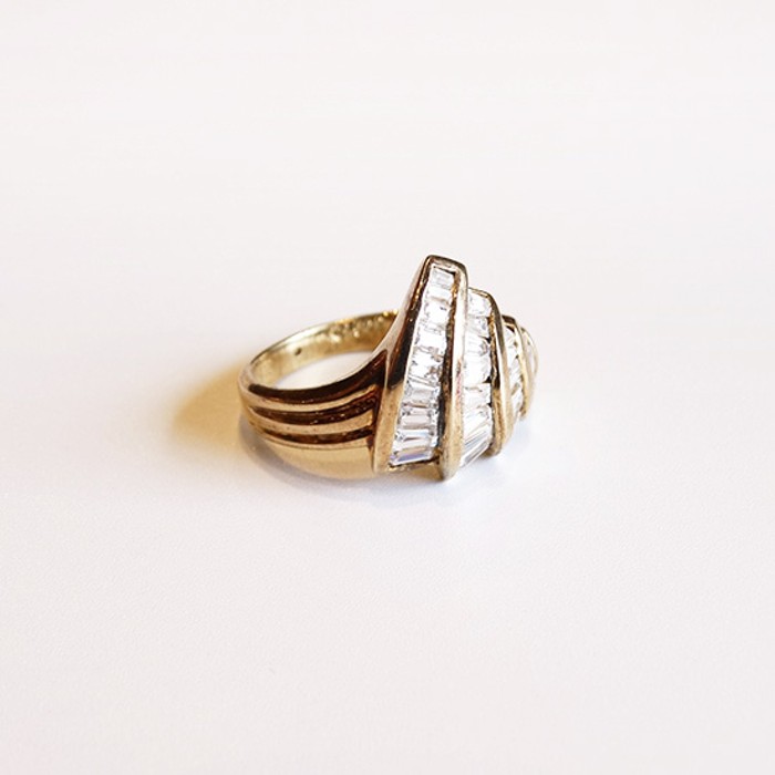 Vintage 925 K18GF Diamond Ring | Vintage.City 빈티지숍, 빈티지 코디 정보