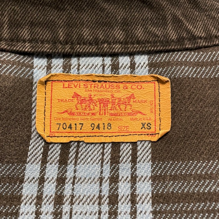 80s　Levi's 70417-9418　ブラック デニムジャケット USA製 | Vintage.City 古着屋、古着コーデ情報を発信