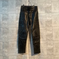 80s leather biker pants | Vintage.City ヴィンテージ 古着