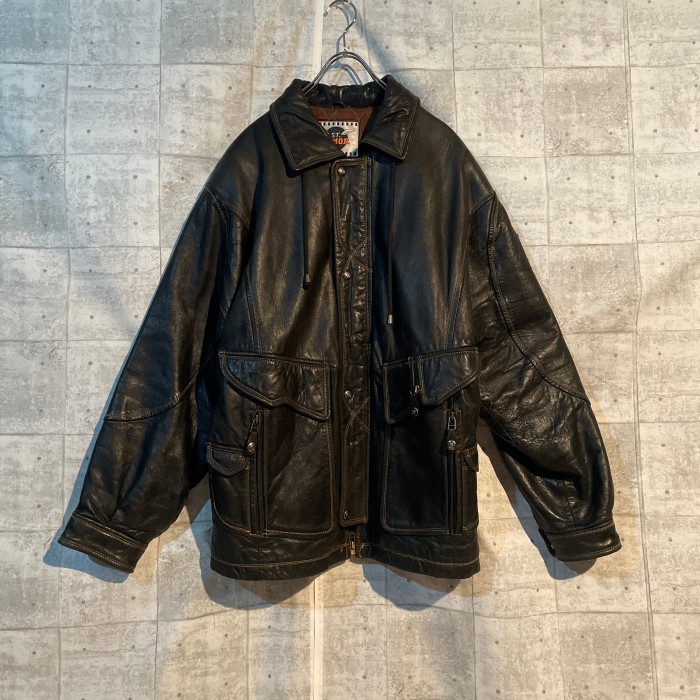 90s design leather jaket | Vintage.City Vintage Shops, Vintage Fashion Trends