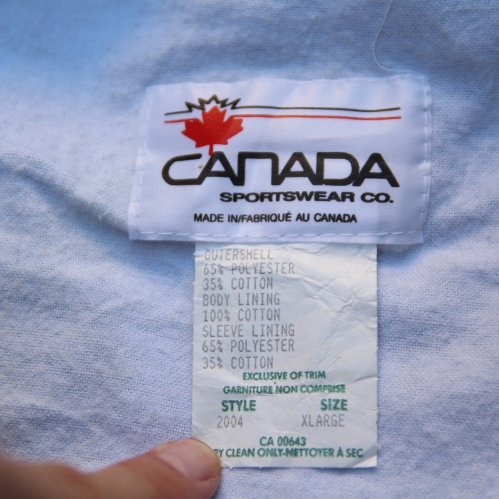 80年代 Canada Sports Wear フードジャケット | Vintage.City 빈티지숍, 빈티지 코디 정보