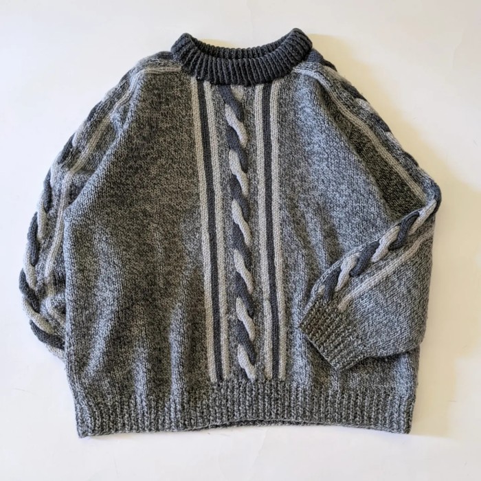 ケーブル 切替えニットセーター | Vintage.City 빈티지숍, 빈티지 코디 정보