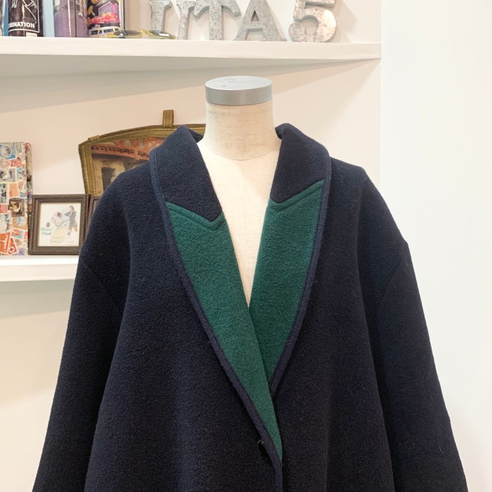 vintage EuRo wool coat | Vintage.City 古着屋、古着コーデ情報を発信
