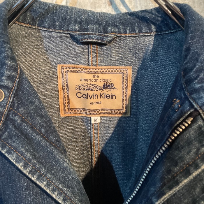 90s Calvin Klein denim cover all jaket | Vintage.City 古着屋、古着コーデ情報を発信