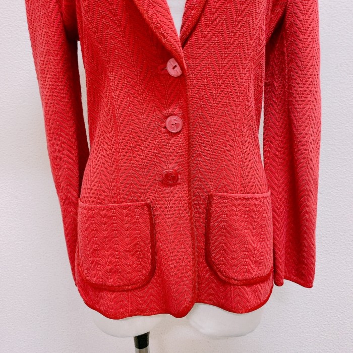 アルマーニ　長袖ジャケット　赤色　GIORGIO ARMANI | Vintage.City 古着屋、古着コーデ情報を発信