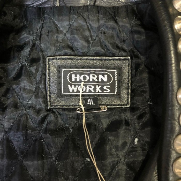 HORN WORKS 襟だけ鋲ジャン（ライダース） | Vintage.City 古着屋、古着コーデ情報を発信