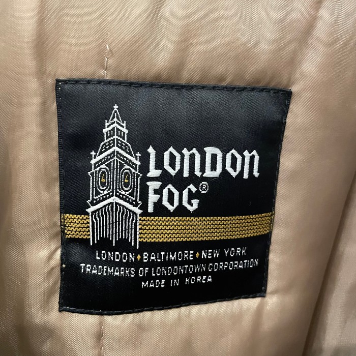 LONDON FOG ベージュ ステンカラーコート | Vintage.City 빈티지숍, 빈티지 코디 정보