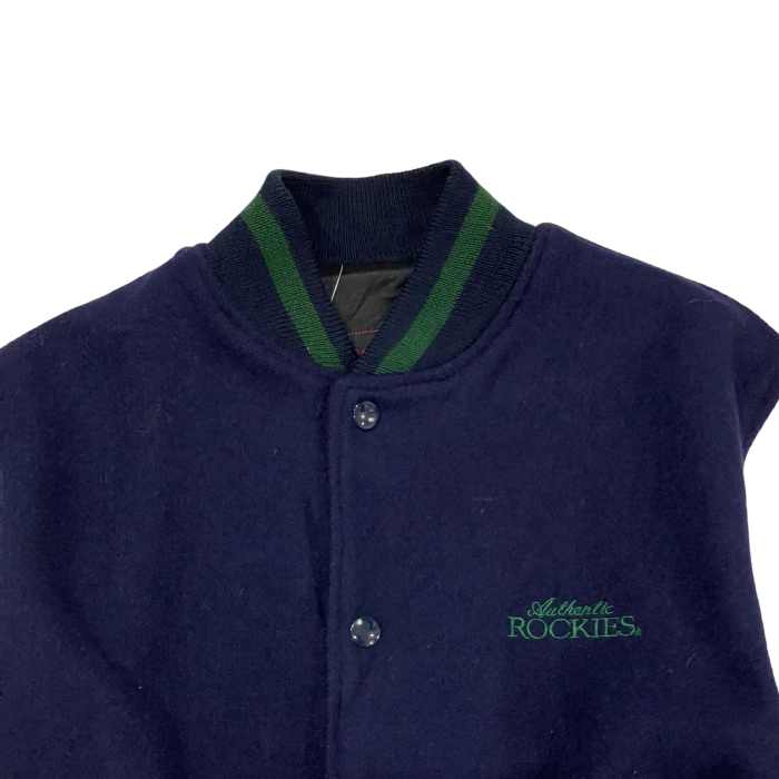 1990's leather×wool stadium jacket #A108 | Vintage.City 古着屋、古着コーデ情報を発信