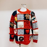 ヴィンテージ　長袖ニット　3dニット vintage knit sweater | Vintage.City ヴィンテージ 古着