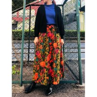 Vintage flower pattern handmade skirt | Vintage.City ヴィンテージ 古着