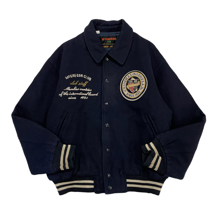 1980's MCGREGOR / wool stadium jacket | Vintage.City 古着屋、古着コーデ情報を発信