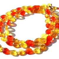 60s West Germany old plastic necklace | Vintage.City ヴィンテージ 古着