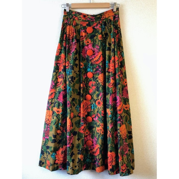 Vintage flower pattern handmade skirt | Vintage.City Vintage Shops, Vintage Fashion Trends