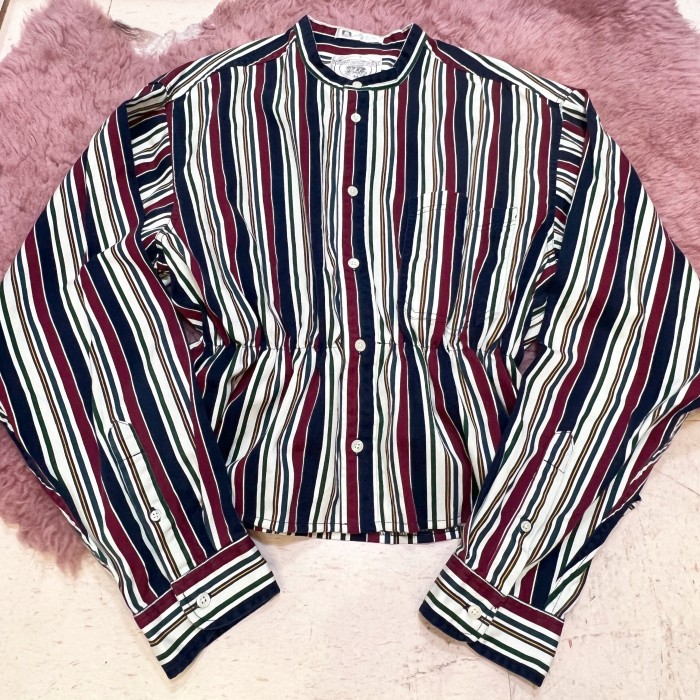 stripe peplum shirt | Vintage.City Vintage Shops, Vintage Fashion Trends