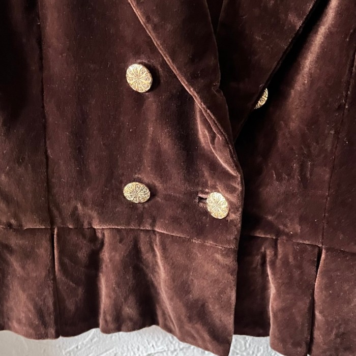 velours tailored jacket | Vintage.City 빈티지숍, 빈티지 코디 정보