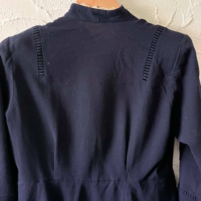《30%off sale》 40's lace collar tailored jacket | Vintage.City 빈티지숍, 빈티지 코디 정보