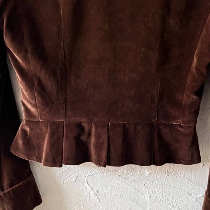 velours tailored jacket | Vintage.City 빈티지숍, 빈티지 코디 정보