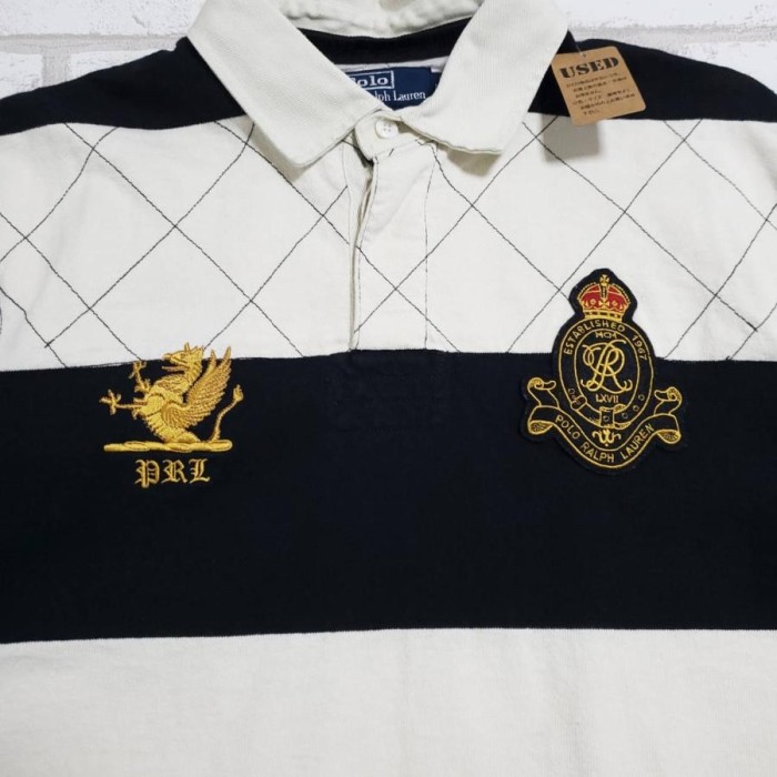 654】Polo Ralph Lauren ラガーシャツ XLサイズ 刺繍入り | Vintage.City