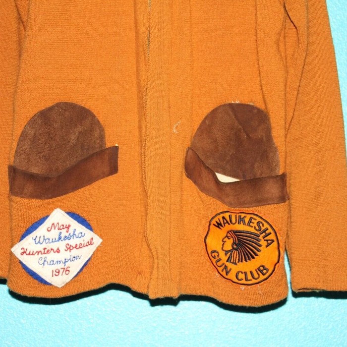 70s bob allen knit shotting jacket | Vintage.City 古着屋、古着コーデ情報を発信