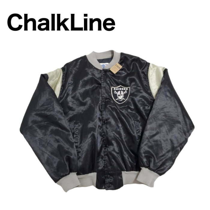 【662】ChalkLine ライダーズ USA製ナイロンスタジャン Lサイズ | Vintage.City 古着屋、古着コーデ情報を発信