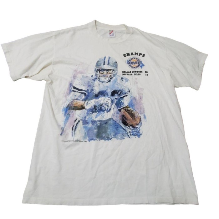 スーパーボウル NFL 90s  アートコラボ USA古着 半袖Tシャツ | Vintage.City 빈티지숍, 빈티지 코디 정보