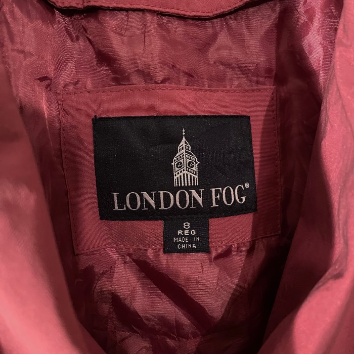 LONDON FOG レディース ワインレッド ロングコート | Vintage.City 빈티지숍, 빈티지 코디 정보