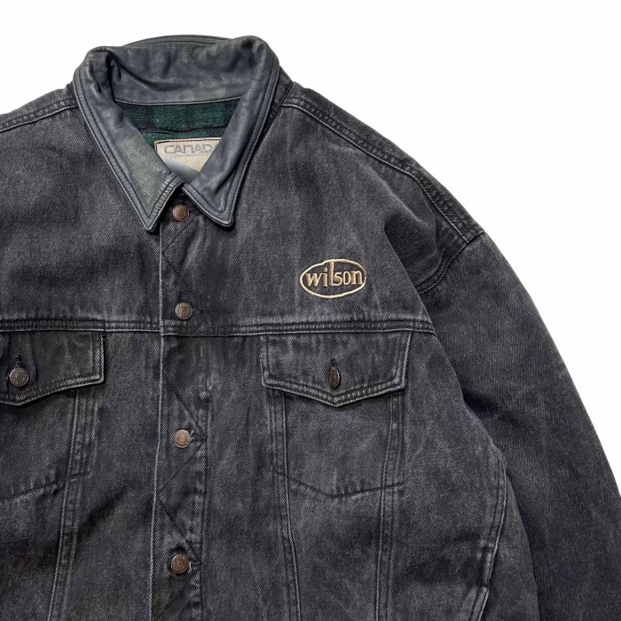 ビッグサイズ ブラックデニムジャケット | Vintage.City 古着屋、古着コーデ情報を発信