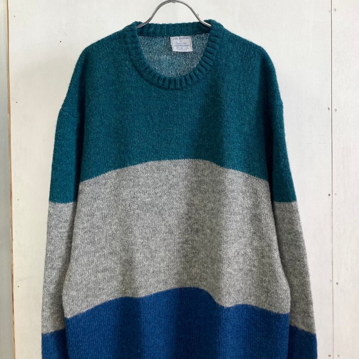 マルチカラーウールニット / multi color wool knit | Vintage.City 古着屋、古着コーデ情報を発信