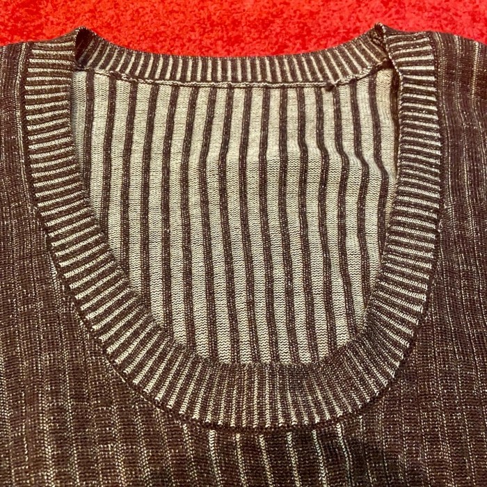 サイドドローストリング リブニットセーター | Vintage.City 古着屋、古着コーデ情報を発信