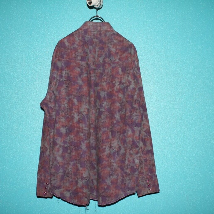 90s wrangler multi pattern western shirt | Vintage.City 古着屋、古着コーデ情報を発信