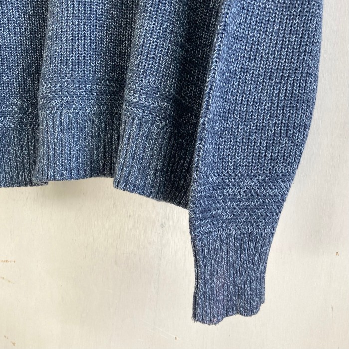 ヘンリーネックコットンニット / henley neck cotton knit | Vintage.City 古着屋、古着コーデ情報を発信
