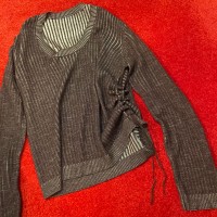 サイドドローストリング リブニットセーター | Vintage.City ヴィンテージ 古着
