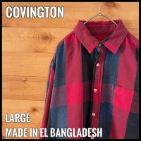 【covington】ネルシャツ フランネル チェック L マルチカラー 古着 | Vintage.City ヴィンテージ 古着