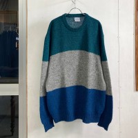 マルチカラーウールニット / multi color wool knit | Vintage.City 古着屋、古着コーデ情報を発信