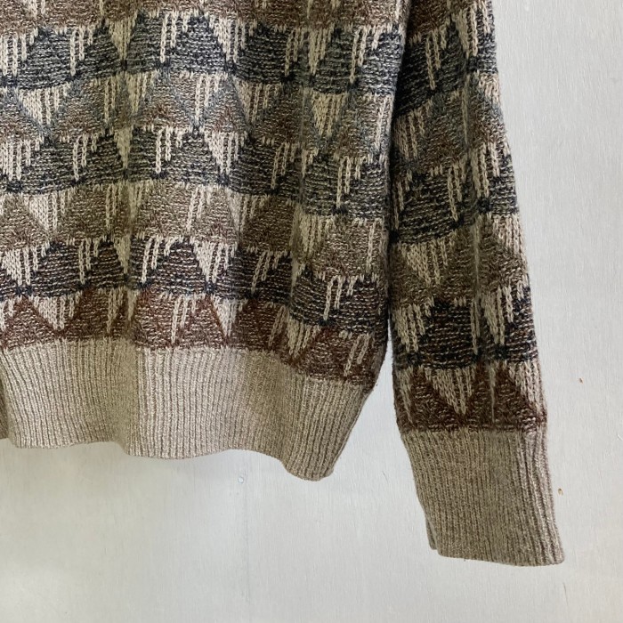 デザインアクリルニット / design acrylic knit | Vintage.City 古着屋、古着コーデ情報を発信