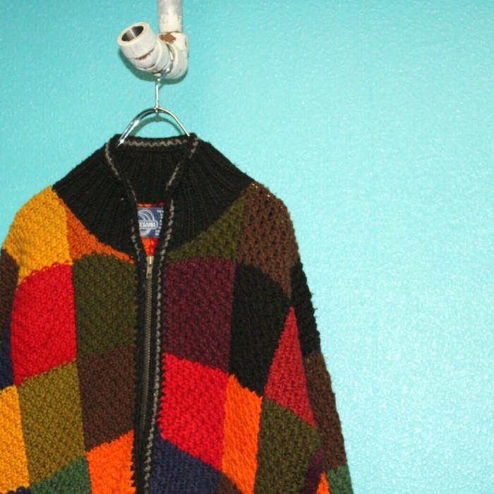 80s HAND KNIT Knit Blouson | Vintage.City Vintage Shops, Vintage Fashion Trends