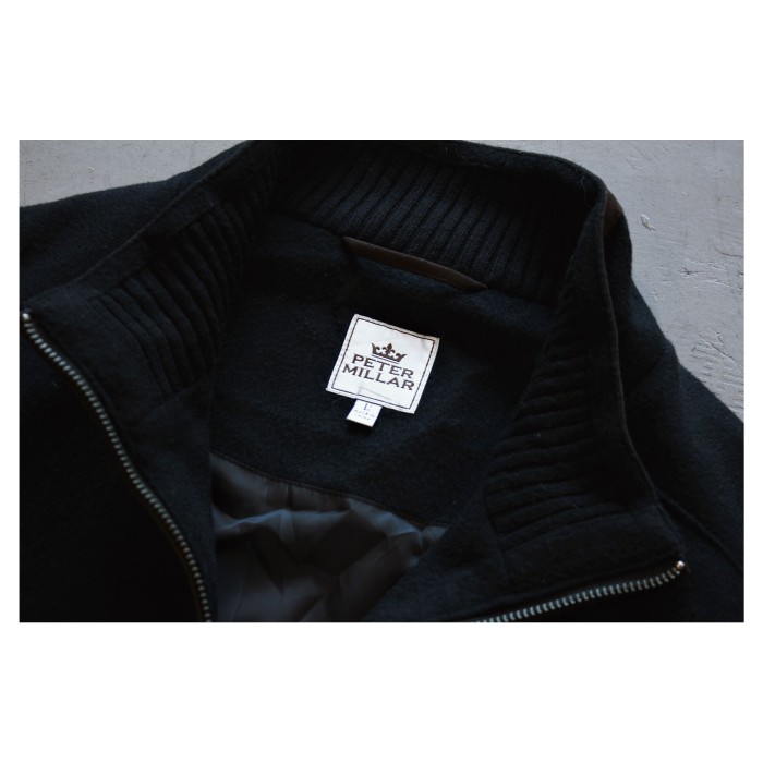 Vintage Cashmere Blend Zipup Jacket | Vintage.City 古着屋、古着コーデ情報を発信