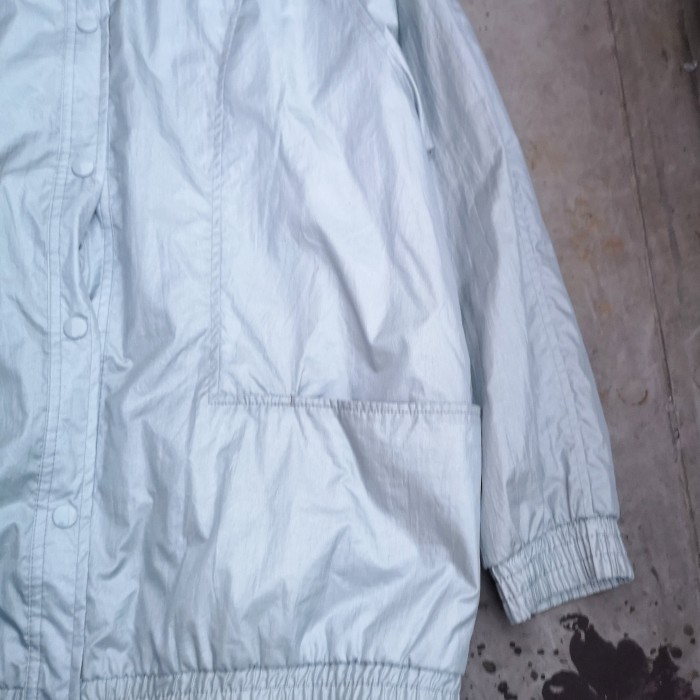 silver nylon jacket / tech future | Vintage.City 古着屋、古着コーデ情報を発信