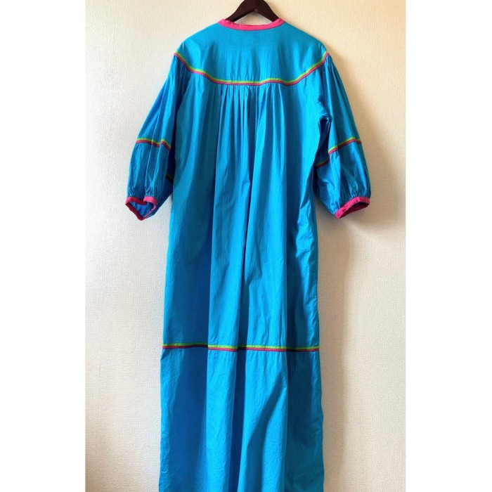 70s Blue maxi dress | Vintage.City 빈티지숍, 빈티지 코디 정보