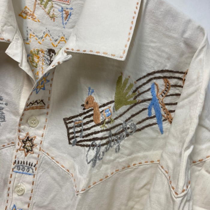 80’sBAR ST.BARA刺繍ウェスタンシャツ　 | Vintage.City 빈티지숍, 빈티지 코디 정보