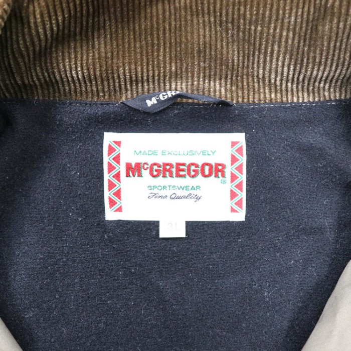 MCGREGOR キルティングコート 3L カーキ フリースライナー フード着脱 | Vintage.City 古着屋、古着コーデ情報を発信