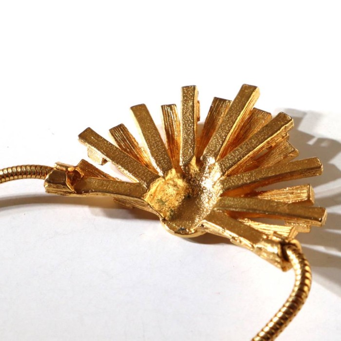 80s vintage gold tone short necklace | Vintage.City 古着屋、古着コーデ情報を発信
